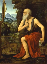 Der heilige Hieronymus in der Buße